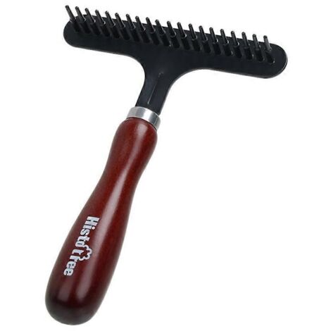 Peigne démêlant pour poils longs d'animaux, brosse anti-nœuds pour chats et chiens, gratte-poils