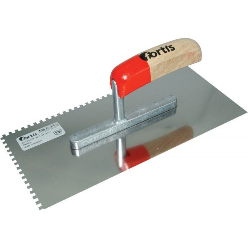 Peigne denté inox 280x130mm 4x 4mm FORTIS