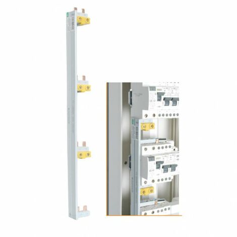 Peigne électrique 4 rangées 135mm – Alimentation interrupteurs différentiels – Protecteur de zone sous tension – Pour installations électriques – Nalto