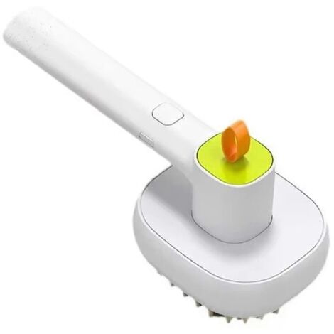 Peigne électrique pour animaux de compagnie, dents souples, massage, anti-poils flottants