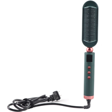 Peigne Électrique Professionnel Lissant et Lisseur Ionique pour Salon et Maison 220V