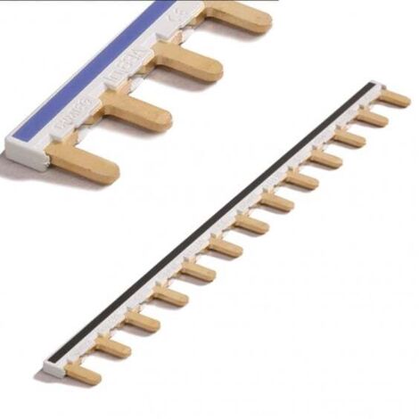Peigne électrique réversible pour connexion de 13 disjoncteurs – Pouvoir de coupure 3kA – Compatible avec disjoncteurs Nalto