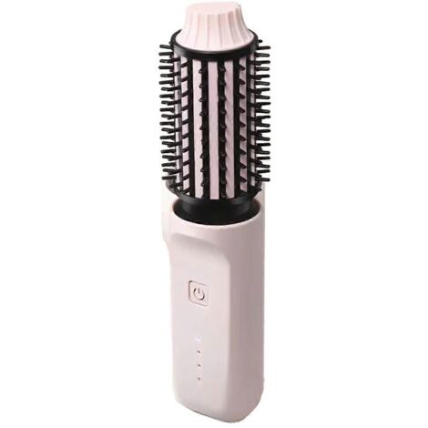 Peigne électrique sans fil intelligent 2 en 1 pour lisser et boucler les cheveux