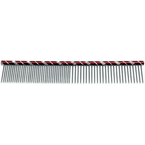 Peigne en acier fantaisie 19cm Couleur : Rouge