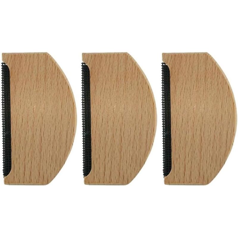 Peigne en Cachemire, Manuel Brosse Pull en Bois Brosse Anti Bouloche Vetement pour de Pilling Vêtements Tricots Lainages Foulards en Laine Manteaux