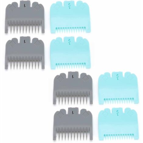 Peigne guide de coupe 8 pièces pour tondeuse à cheveux, kit accessoire coiffure professionnel et maison