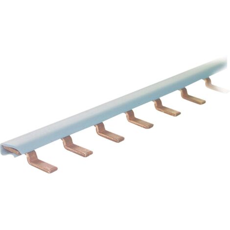 Peigne horizontal neutre H.5xl.210mm Blanc - ABB