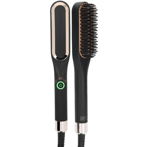 Peigne lisseur de barbe électrique multifonctionnel, brosse lissante pour barbe pour hommes, prise 100-240 V.