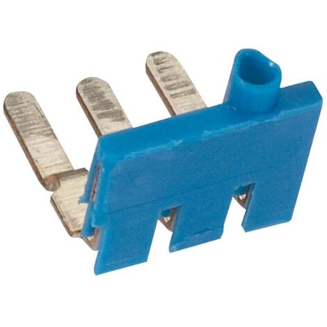 Peigne pour 12 blocs de jonction à vis viking 3 avec 3 étages pas 5mm bleu LEGRAND 037547
