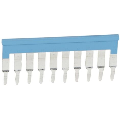 Peigne pour Bloc de jonction Viking 3 Vis et ressort 10 Blocs pas de 6 LEGRAND 037503