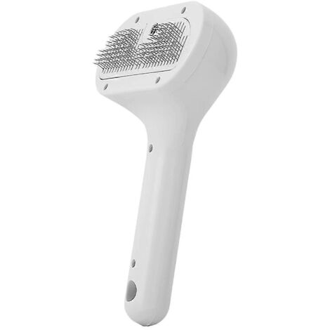 Peigne rechargeable pour animaux, brosse pour animaux facile à utiliser avec un seul bouton