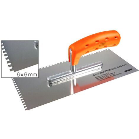 Peigne Spécial DITRA et natte d'étancheitée SCHLUTER  6 x 6 mm