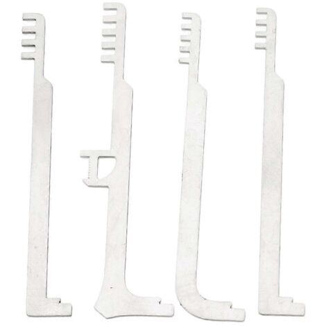 peignes de réparation, outils de crochetage pour serrures et serrures.