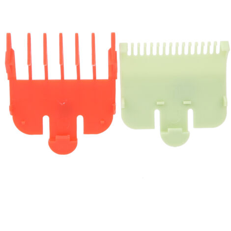 Peignes guides de remplacement pour tondeuse cheveux professionnelle - Accessoires tondeuse barbe et cheveux - Rouge/Vert