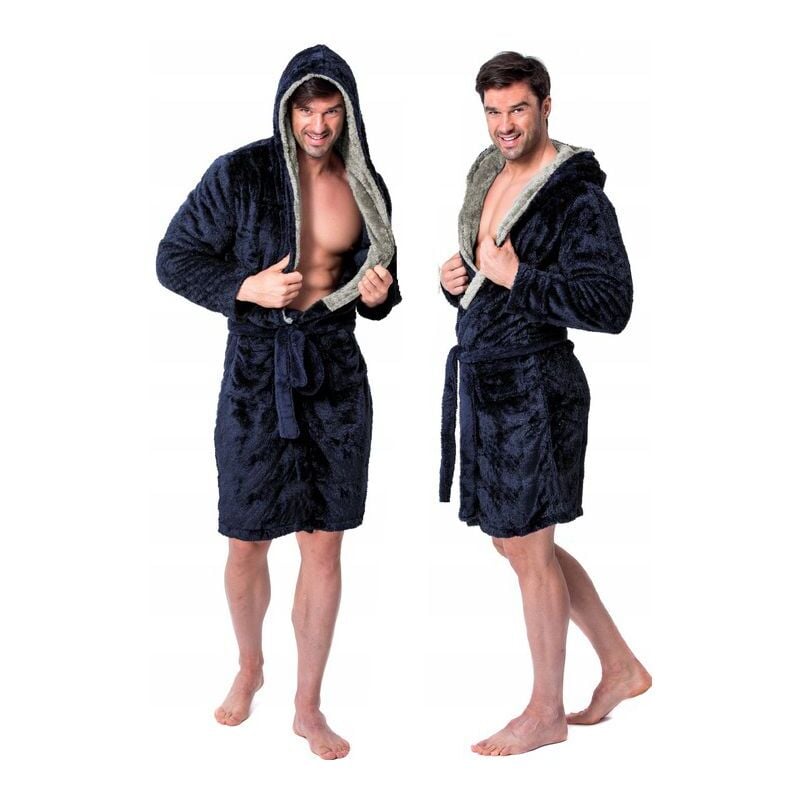 Peignoir jordan navy-grey men m