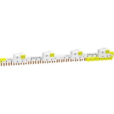 PEINE DE DISTRIBUCION SCHNEIDER ACTI9 IDT40 1P+N 63A 24 MODULOS CON CONECTOR - A9XPP624