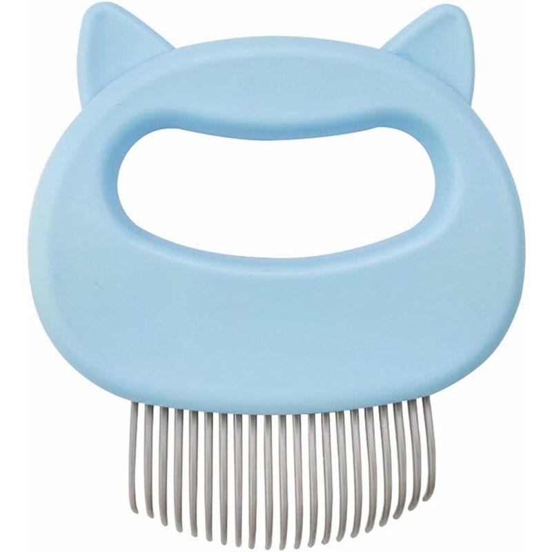 

Peine de masaje relajante para mascotas Cepillo de masaje portátil para eliminar el pelo de mascotas Accesorios de aseo Adecuado para gatos y perros