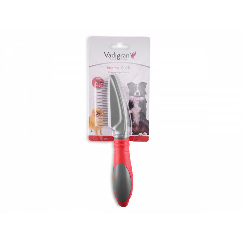 

Peine de muda 21.5 cm, para perros.