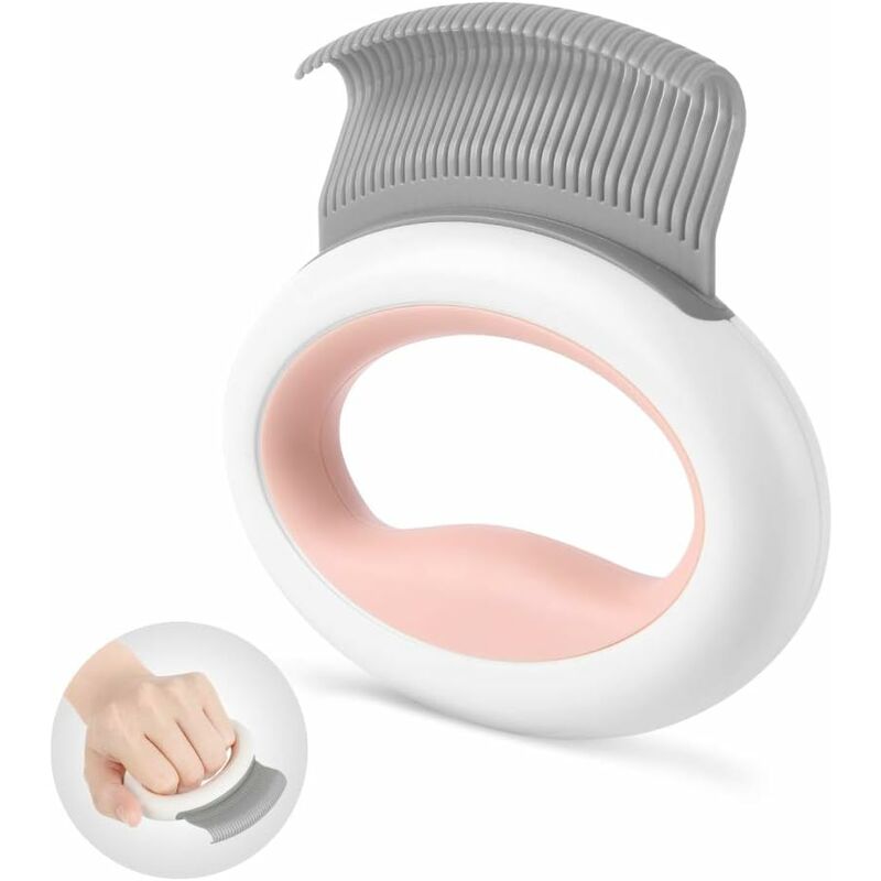 

Peine para gatos LITZEE, Peine para gatos para cabello largo y corto, Peine antipiojos y Peine antipulgas para gatos, Cepillo para gatos para masaje