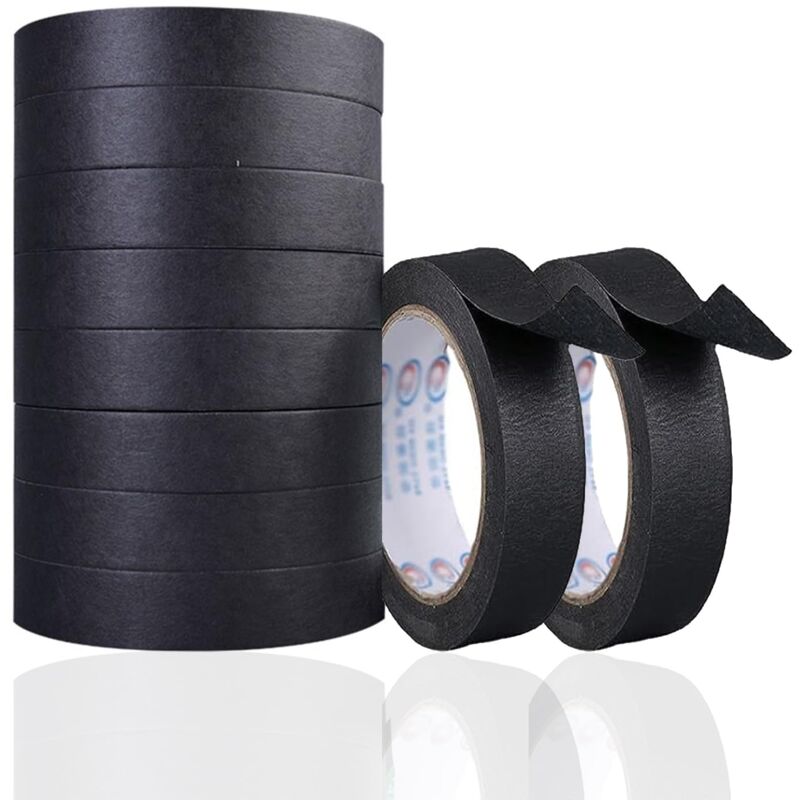 Peintre Ruban De Peinture En Papier Inscriptible 10 Rouleaux De Ruban AdhéSif DéCoratif De Masquage 15 mm X 20 m, Pour Le Bricolage, Scrapbooking,