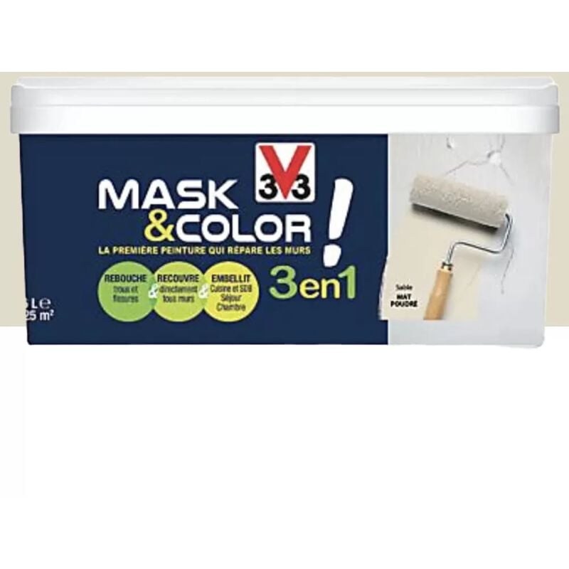 V33 - Peinture 3 en 1 Mask & Color Sable 2,5 l
