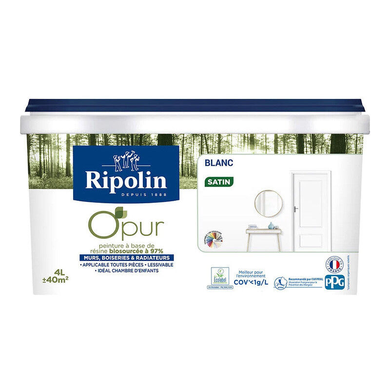 Peinture o 'Pur Ripolin Blanc satin