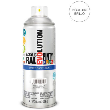 Peinture à l'Eau PintyPlus Evolution - Vernis Brillant Écologique 520cc B199