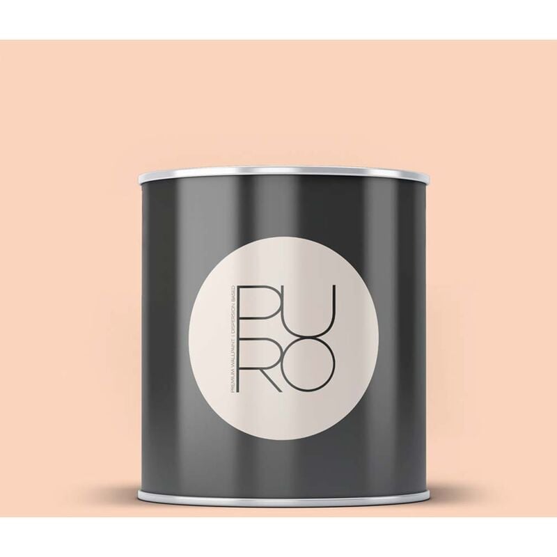 Peinture abricot varié mat moderne et résistante Peinture satinée facile à appliquer Peinture puro Premium C9012 1L - Rose