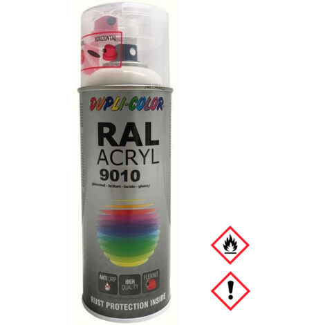Peinture Acryl Blanc Pur Séchage Rapide, Haute Couvrance - Motip Dupli France