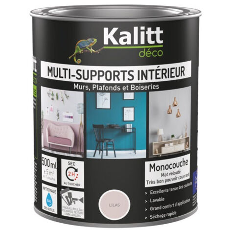 PEINTURE ACRYL MULTI MAT 0.5L LILAS KALITT DECO - 762738