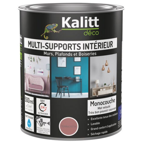PEINTURE ACRYL MULTI MAT 0.5L TERRACOT KALITT DECO - 762737