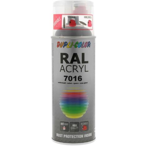 Peinture Acryl Ral7016 Satine 400 Ml Dupli Color Gris anthracite