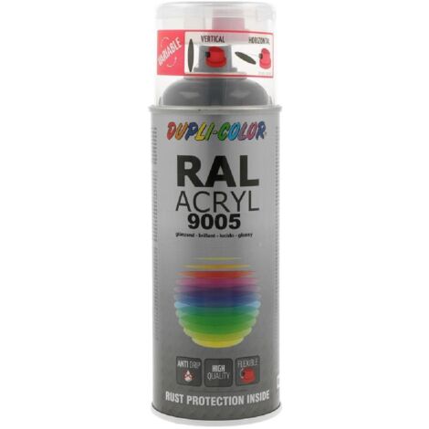 PEINTURE ACRYL RAL9005 BRILLANT 400ML DUPLI COLOR