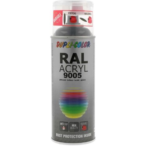 PEINTURE ACRYL RAL9005 BRILLANT 400ML DUPLI COLOR