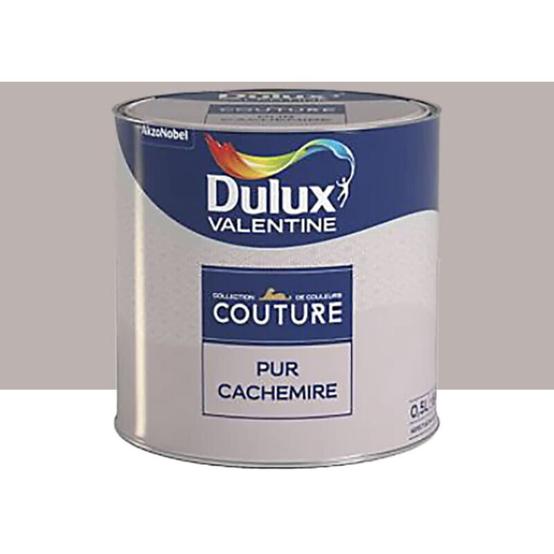 Peinture acrylique Dulux Valentine Couture Pur cachemire 0,5 L