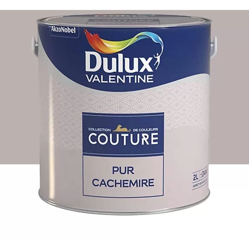 Peinture acrylique Dulux Valentine Couture Pur cachemire 2 l