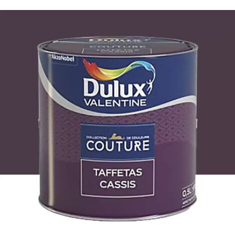 Peinture acrylique Dulux Valentine Couture Taffetas cassis 0,5 L