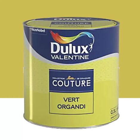 Peinture acrylique Dulux Valentine Couture Vert organdi 0,5 L