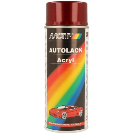 PEINTURE ACRYLIQUE KOMPAKT 51664 ROUGE METALLISE 400ML MOTIP