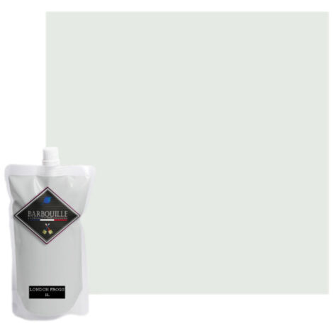 Peinture acrylique lessivable velours BARBOUILLE - Pour murs et plafonds - 1L - Blanc London frogs
