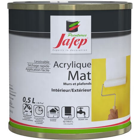 Peinture acrylique mat mauve Jafep 2,5 L