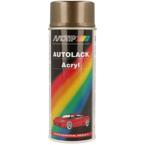 Peinture acrylique métallisée 400ml – Séchage rapide – Fort pouvoir couvrant – Pour métal, bois, verre et céramique – Motip