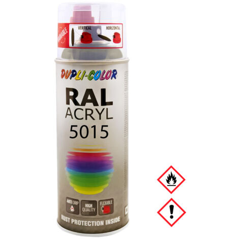 Peinture Acrylique Ral Duplicolor Bleu Ciel Séchage Rapide, Haute Couvrance - Motip Dupli France