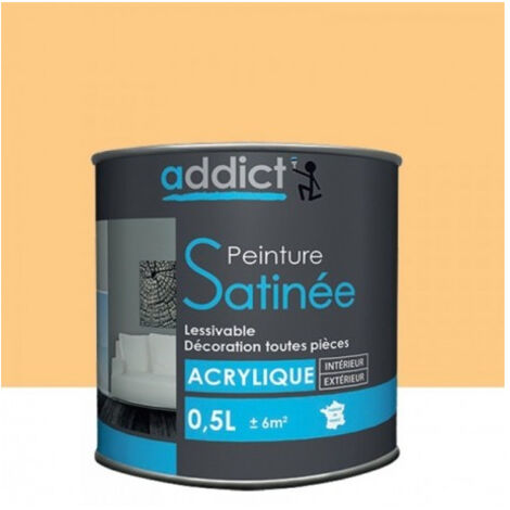 Peinture Acrylique Satin 2.5 Litres Beton - Addict