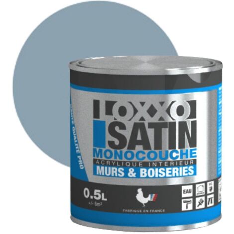 Peinture Acrylique Satin Monocouche Murs & Plafonds 0.5 L - Loxxo