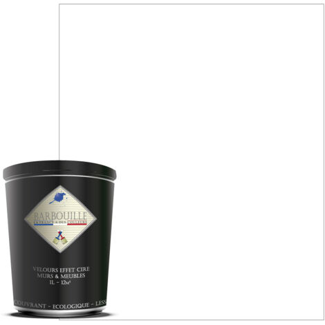 Peinture acrylique velours murs et plafonds 0,75L Blanc  Titanium