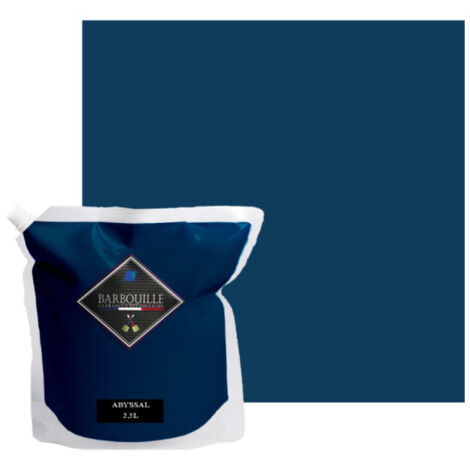 Peinture acrylique velours murs et plafonds 2,5L Bleu Nuit Abyssal