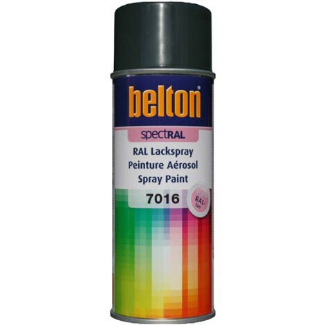 Peinture RAL 7016 Gris anthracite Brillant 400ml | Couleur: Gris anthracite RAL 7016
