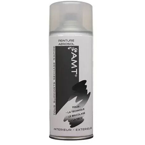Peinture aérosol - AMT - Vernis brillant - 400 ml - Peinture acrylique - Tous supports