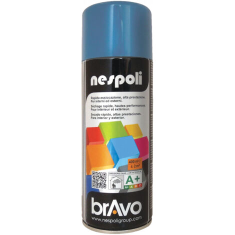 Peinture Aérosol BRAVO NESPOLI - Bleu marine (180019) 0,4 L